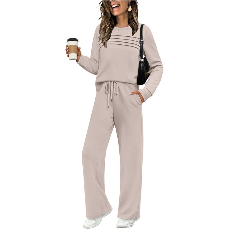 Lounge Set Damen mit lässigem Schnitt und bequemer Jogginghose - 7