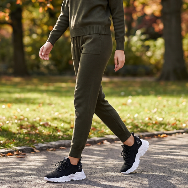 Sneaker Damen mit sportlichem Design und bequemer Passform - 1