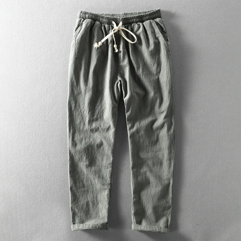 Herrenhose mit flexiblem Bund und Kordelzug - 4
