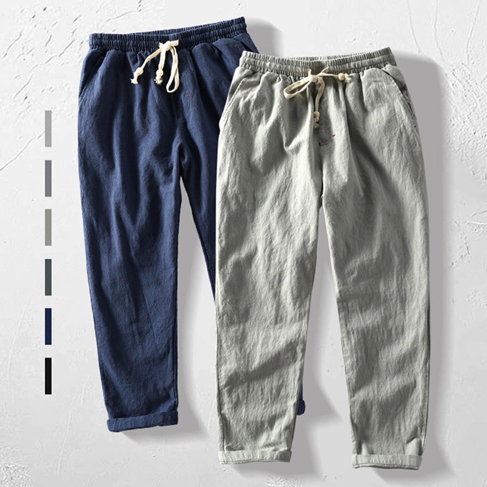 Herrenhose mit flexiblem Bund und Kordelzug - 8