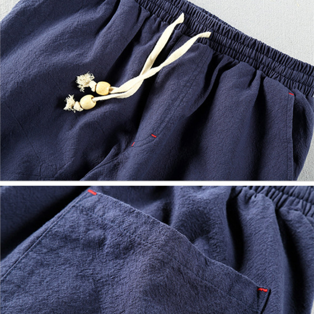Herrenhose mit flexiblem Bund und Kordelzug - 10