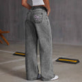 Hochgeschnittene Jeans Damen mit weitem Bein | T&S - 4 - Modeglanz