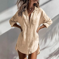 Bluse Damen mit entspannter Passform und Seitenschlitzen | M&G - 5 - Modeglanz