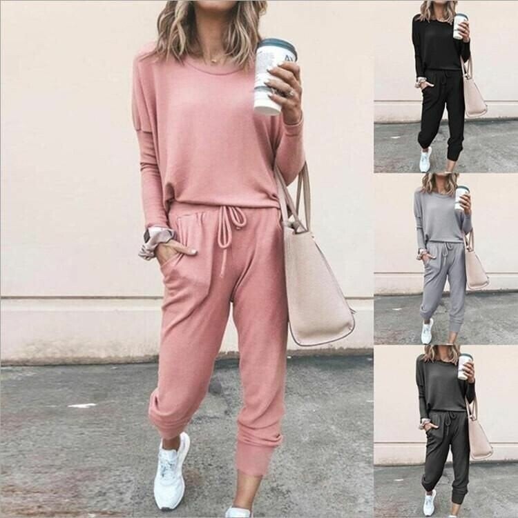 Zweiteiliges Damen Outfit mit lässigem Schnitt und praktischen Taschen | M&G - 1 - Modeglanz