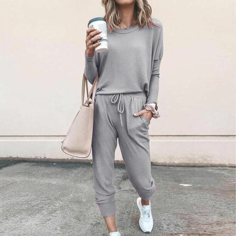 Zweiteiliges Damen Outfit mit lässigem Schnitt und praktischen Taschen | M&G - 4 - Modeglanz
