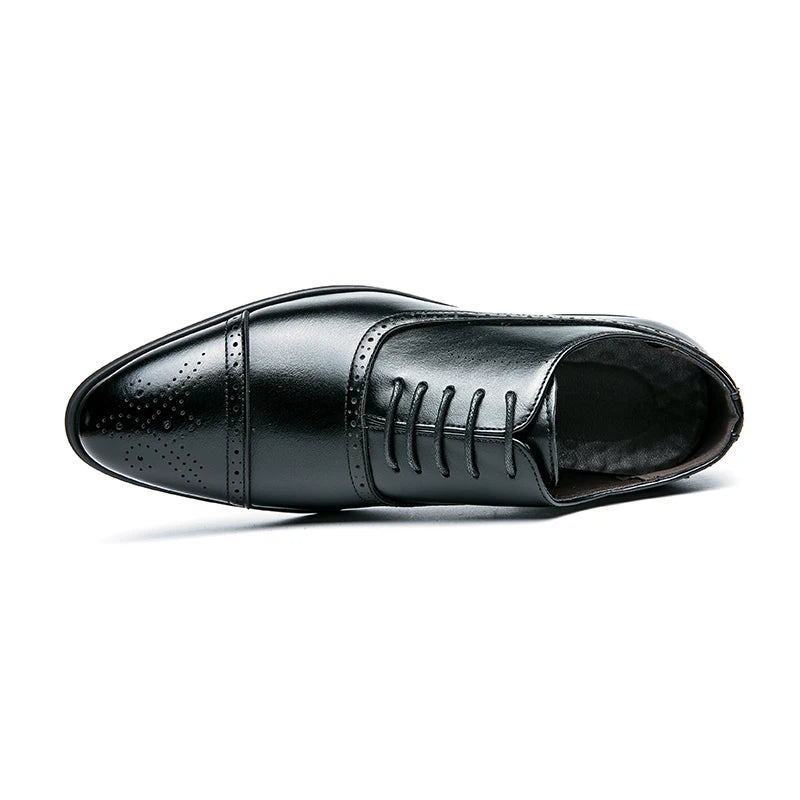 Elegante Herren Schnürschuhe mit Cap-Toe und klassischem Look | M&G - 7 - Modeglanz
