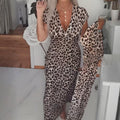 Maxikleid Damen mit vorteilhaftem V-Ausschnitt und fließendem Schnitt | M&G - 1 - Modeglanz