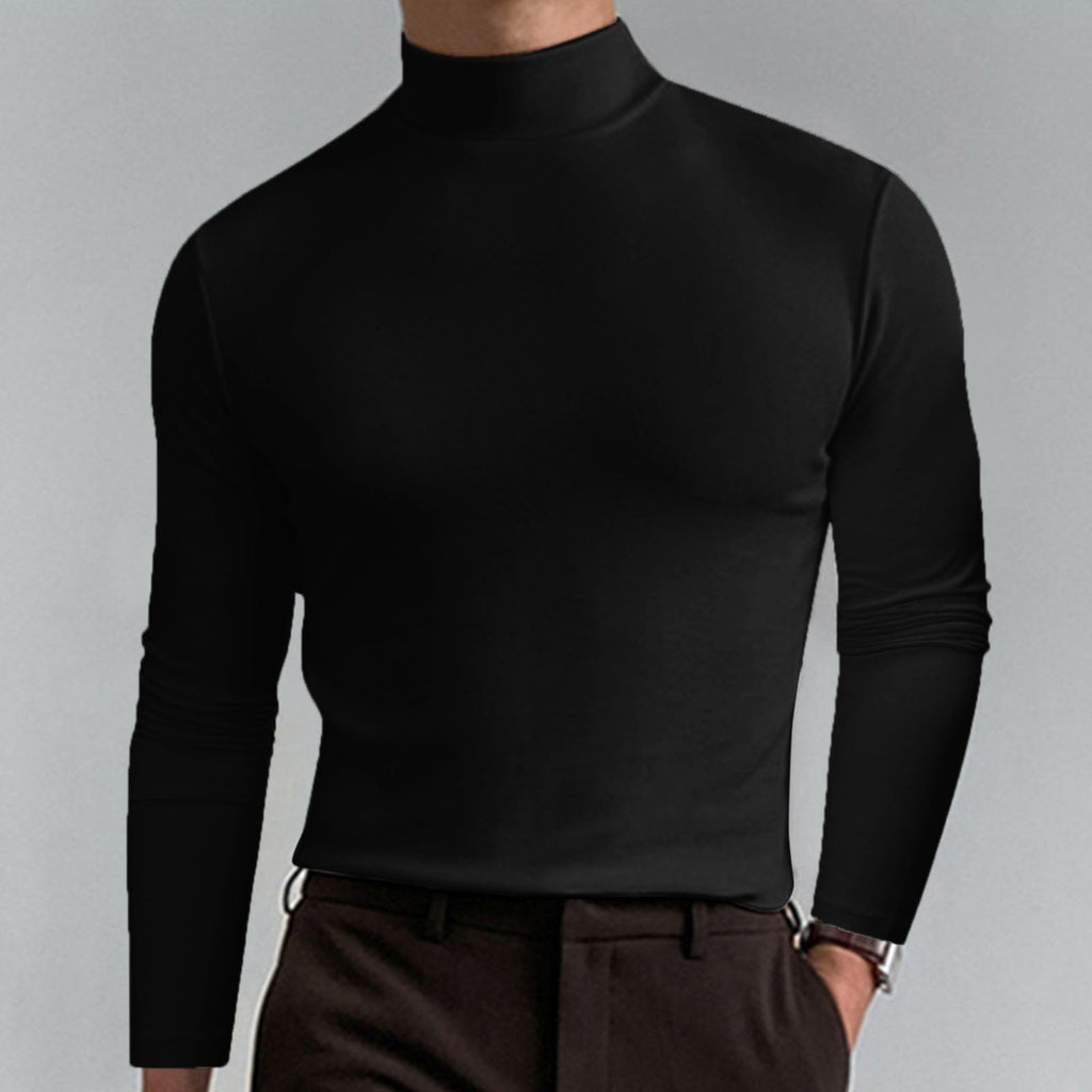 Pullover Herren mit Stehkragen | Elegante Slim Fit | M&G - 2 - Modeglanz