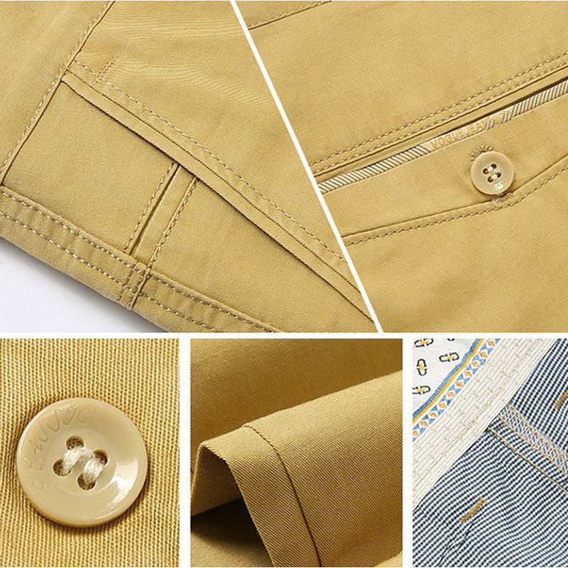 Schmal geschnittene Herren Chinos mit praktischen Taschen | M&G - 7 - Modeglanz