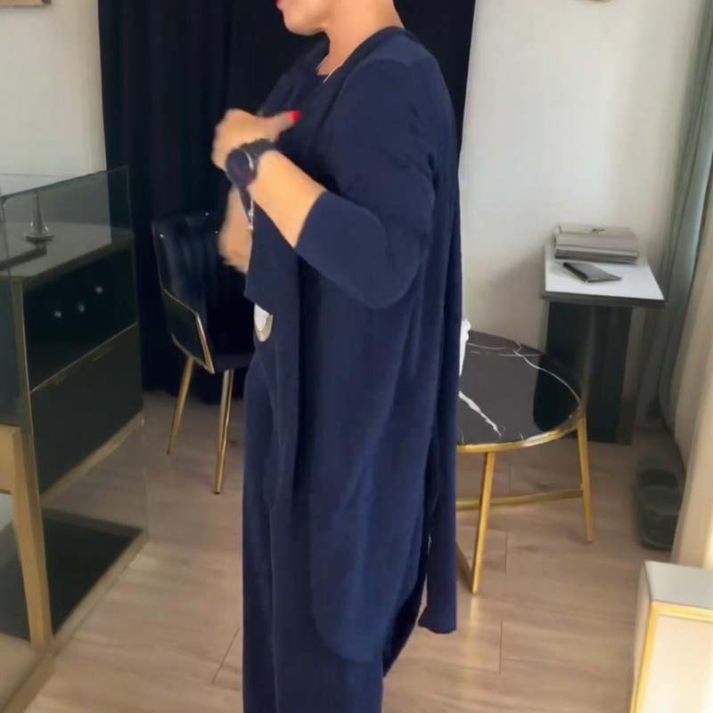 Outfit Damen mit Cardigan und weitem Schnitt | M&G - 7 - Modeglanz
