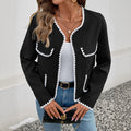 Damen Jacke mit Taschen und kontrastierenden Details | T&S - 1 - Modeglanz