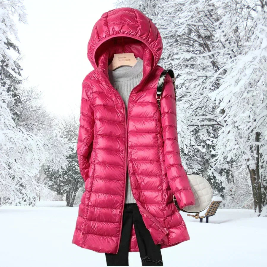 Winterjacke Damen mit Kapuze und taillierter Passform | T&S - 7 - Modeglanz