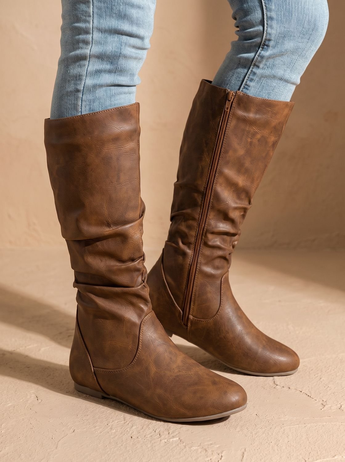 Stiefel Damen mit lässigem Design und praktischem Reißverschluss | T&S - 5 - Modeglanz