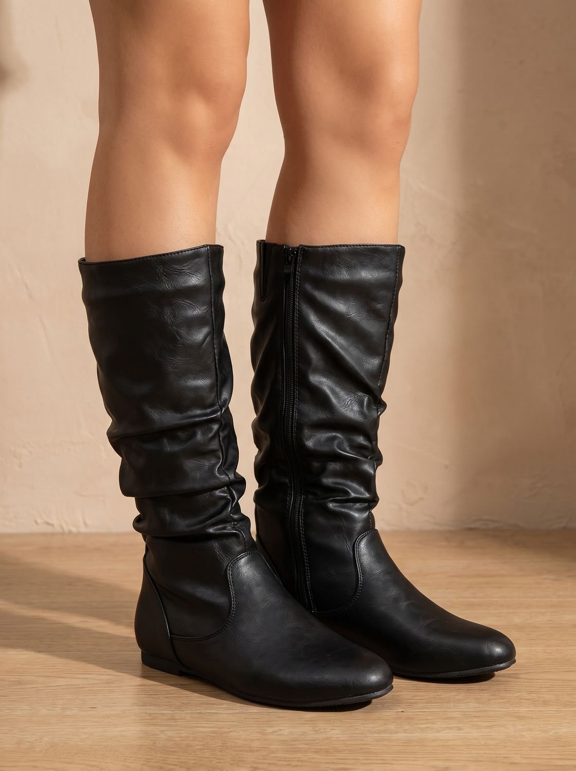 Stiefel Damen mit lässigem Design und praktischem Reißverschluss | T&S - 7 - Modeglanz