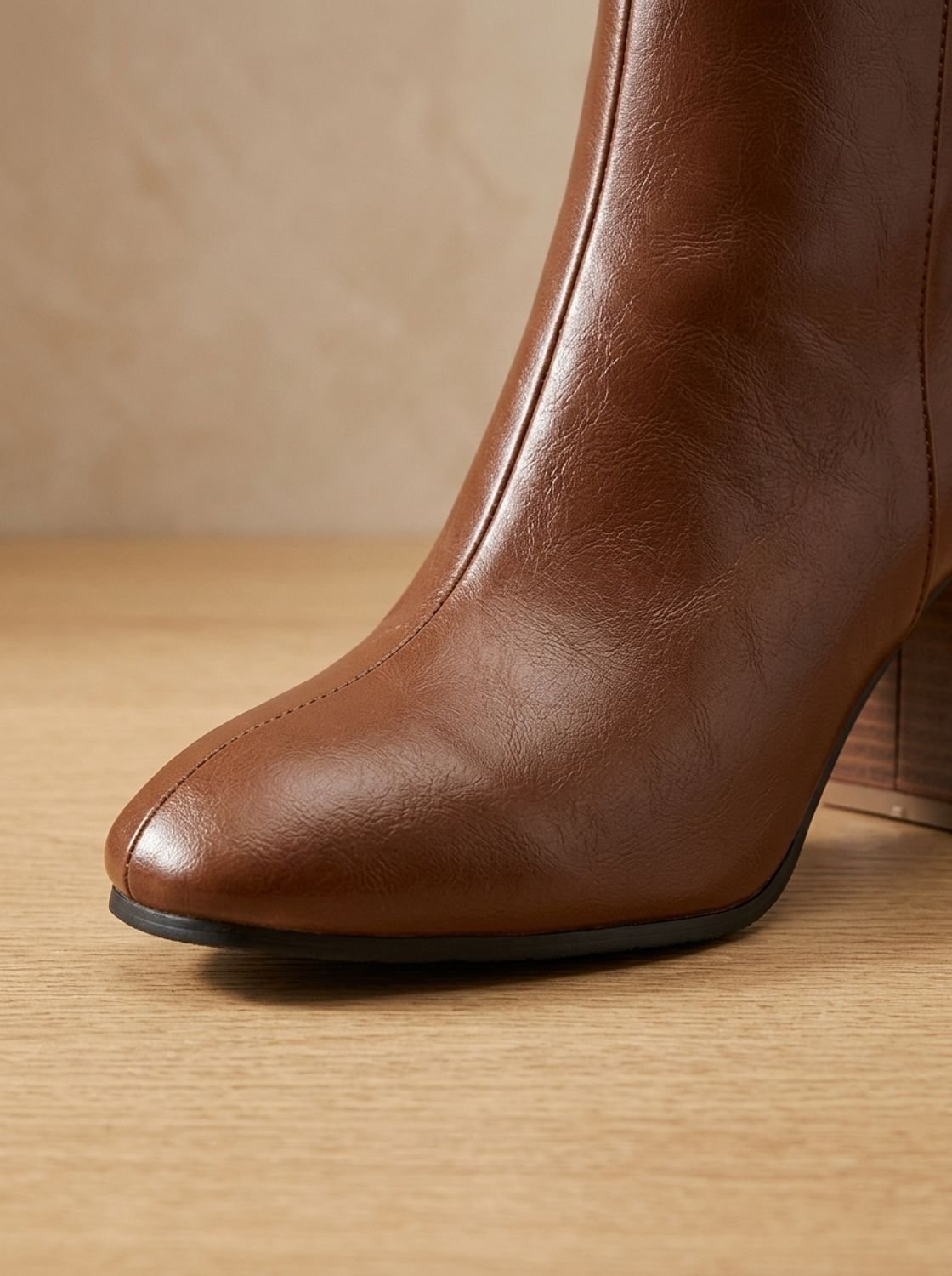 Stiefeletten Damen mit Blockabsatz und Reißverschluss | T&S - 6 - Modeglanz