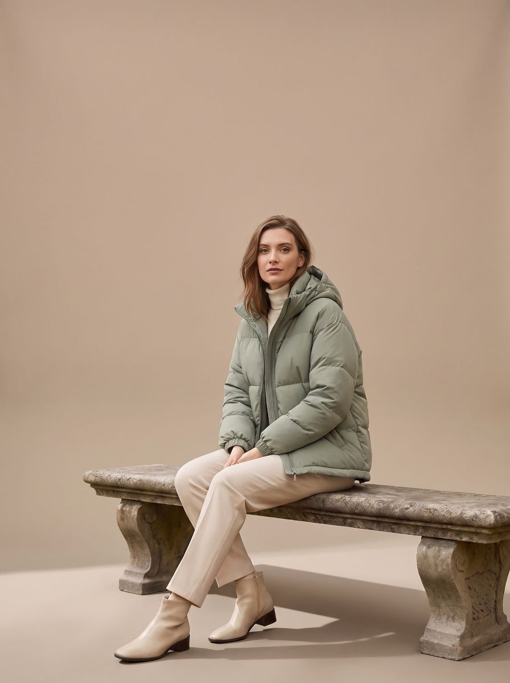 Damen Winterjacke mit Kapuze und lässiger Silhouette | T&S - 7 - Modeglanz