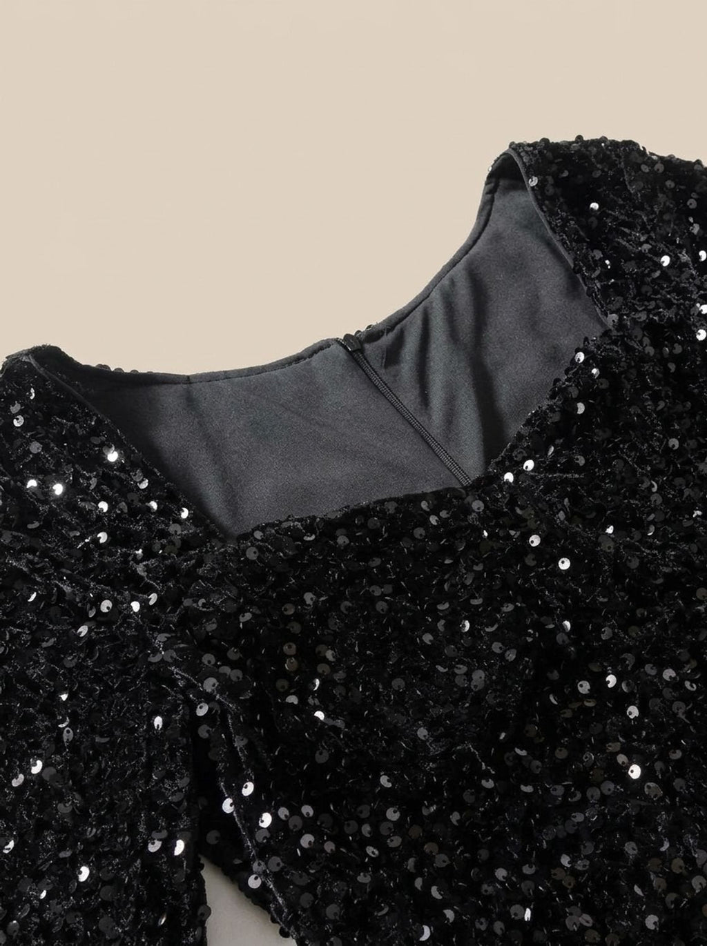 Mini Kleid Damen mit Puffärmeln und quadratischem Ausschnitt | T&S - 6 - Modeglanz