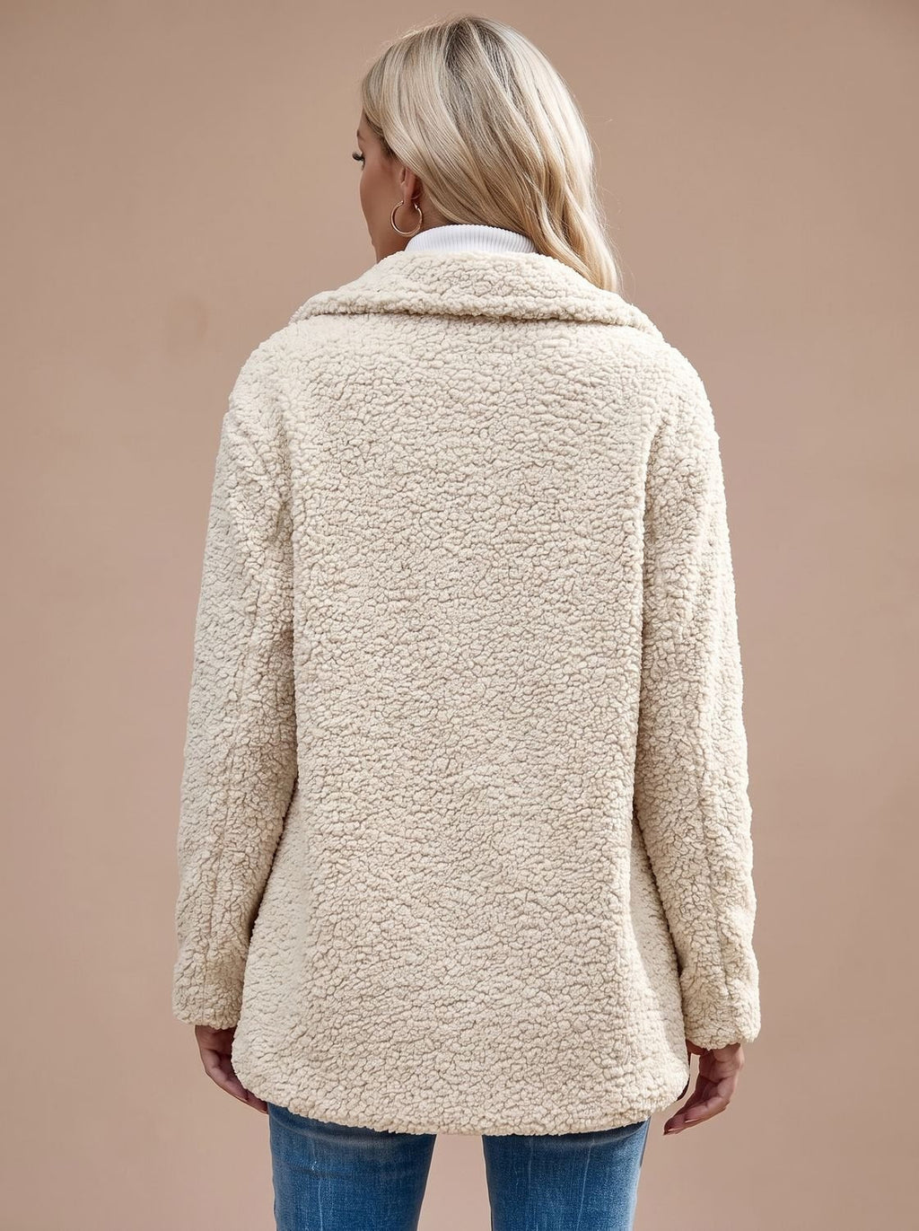 Damenjacke mit klassischem Revers und doppelter Knopfleiste - legerer Look - 6 - Trendlinie