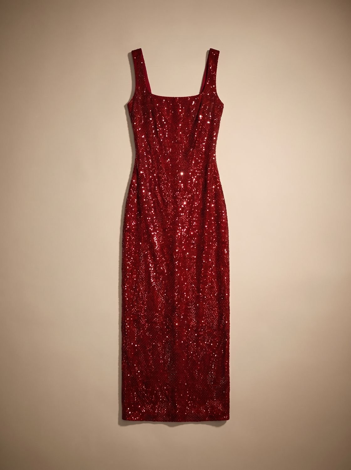 Abendkleid Damen figurbetont mit V-Ausschnitt und offener Rückseite - 2 - Trendlinie