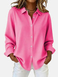 Bluse Damen mit klassischem Kragen und lässiger Passform - 1 - Trendlinie