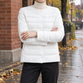 Steppjacke Damen mit geradem Schnitt und runden Ausschnitt - 1 - Trendlinie