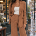 Blazer Damen mit figurbetonter Passform und klassischem Ein-Knopf-Verschluss | T&S - 1 - Trendlinie