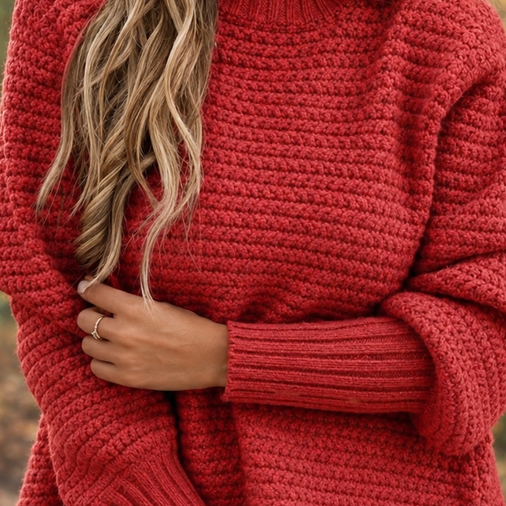 Pullover Damen | Lässiger Schnitt mit Seitenschlitzen | T&S - 2 - Trendlinie
