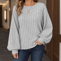 Pullover Damen mit weitem Schnitt und voluminösen Ärmeln - 1 - Trendlinie
