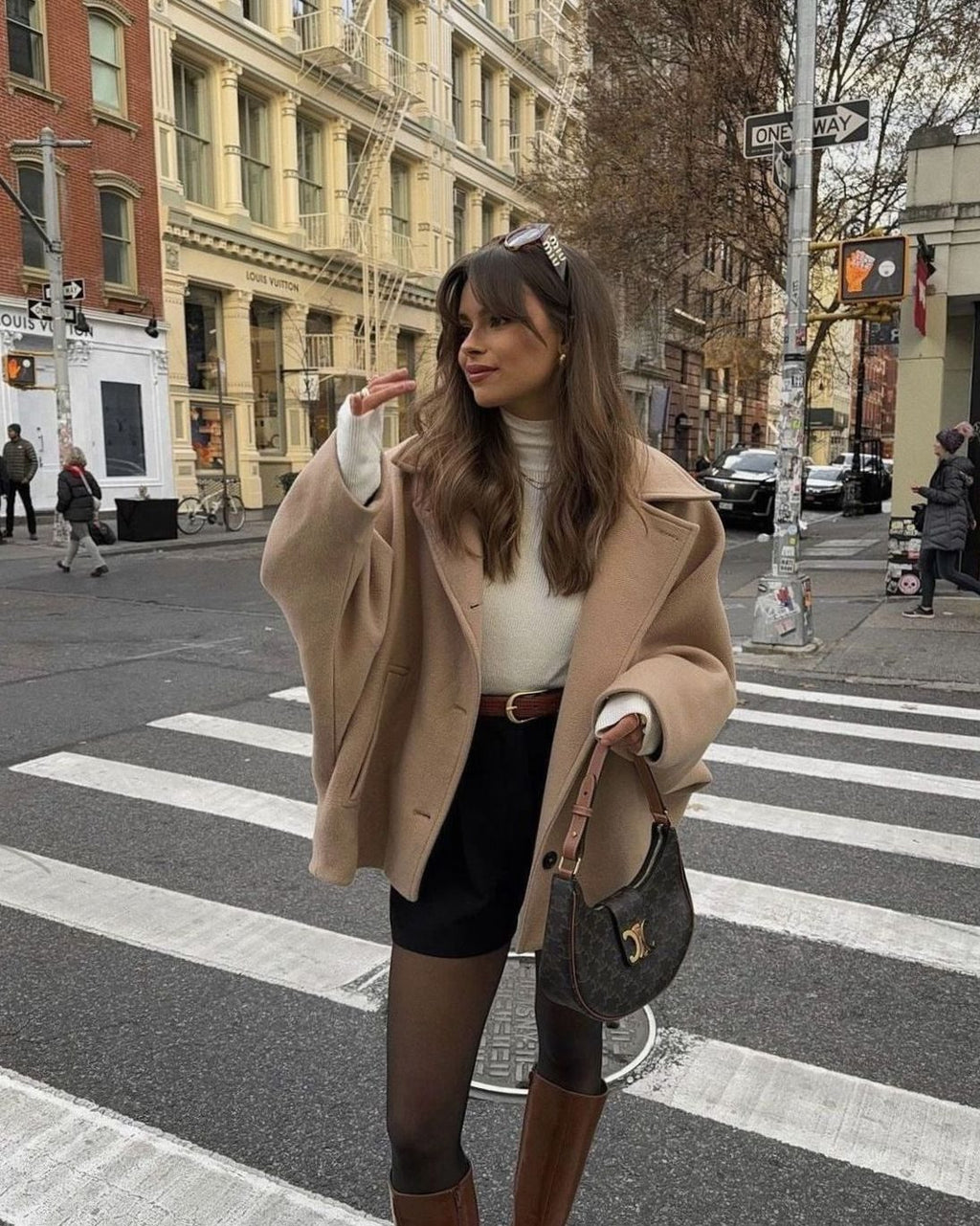 Oversized Damenjacke mit Knopfverschluss und lässigem Schnitt - 2 - Trendlinie