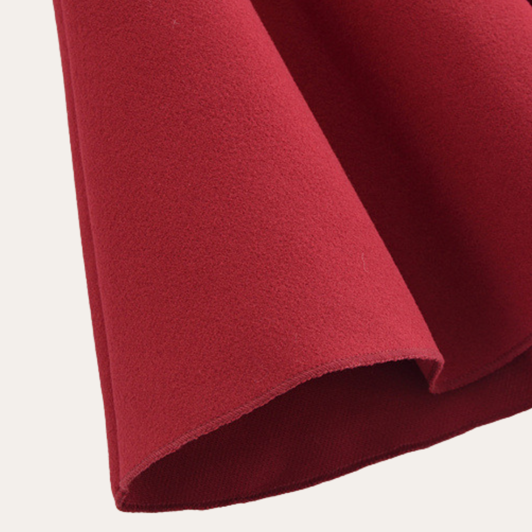 Wickelmantel Damen mit Taillengürtel und Stehkragen - 6 - Trendlinie