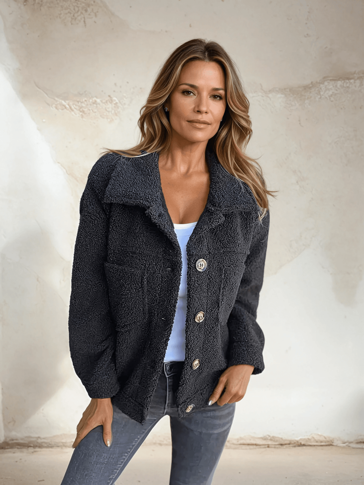 Damenjacke in lässigem Design mit praktischen Taschen - 2 - Trendlinie