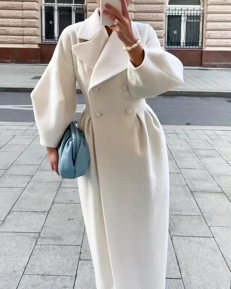 Trench Coat Damen mit taillierter Form und langen Ärmeln - 1 - Trendlinie