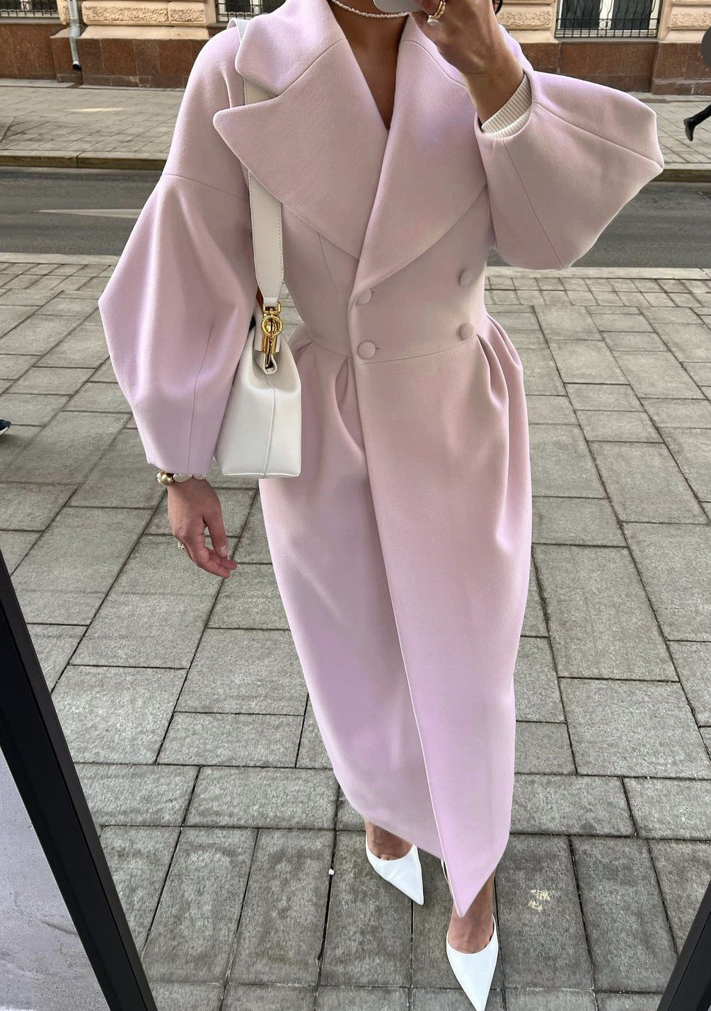 Trench Coat Damen mit taillierter Form und langen Ärmeln - 7 - Trendlinie