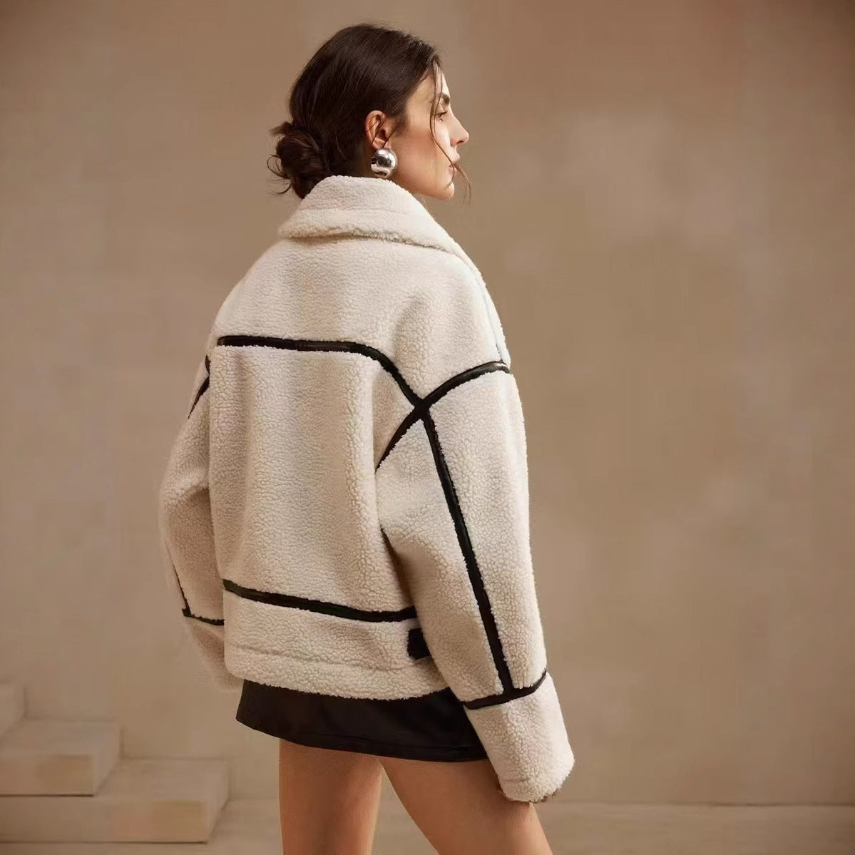 Damen Jacke mit hohem Kragen und praktischen Taschen - 3 - Trendlinie