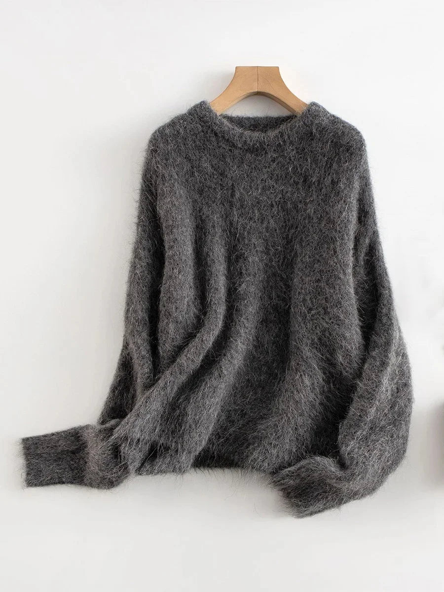 Damen Pullover mit Rundhalsausschnitt und lässiger Passform - 2 - Trendlinie
