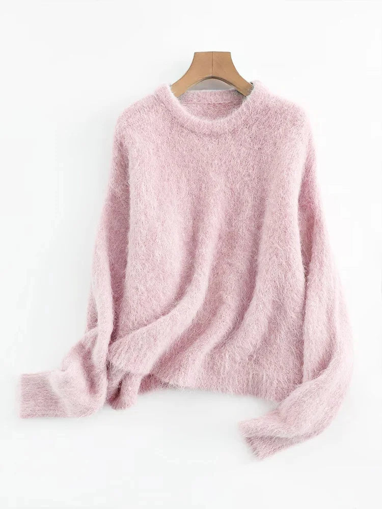 Damen Pullover mit Rundhalsausschnitt und lässiger Passform - 4 - Trendlinie