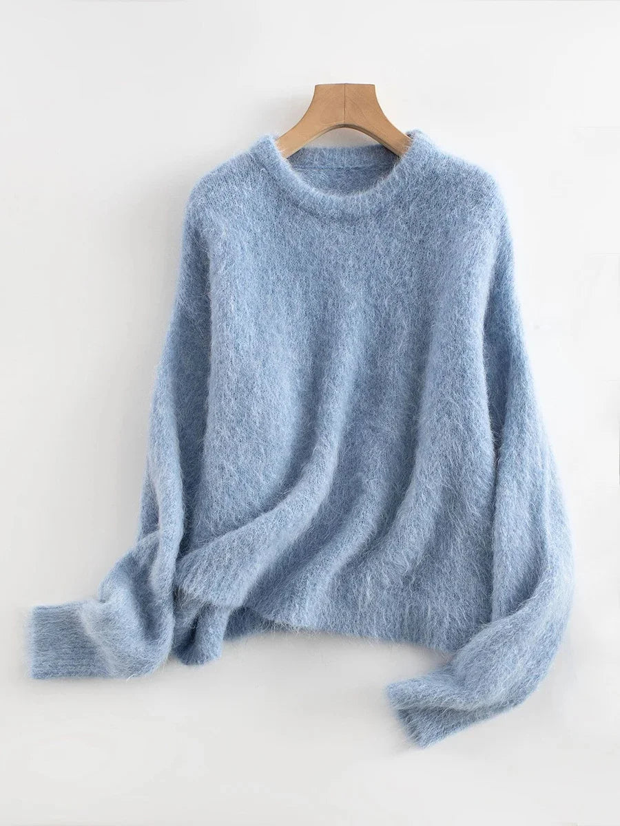 Damen Pullover mit Rundhalsausschnitt und lässiger Passform - 5 - Trendlinie