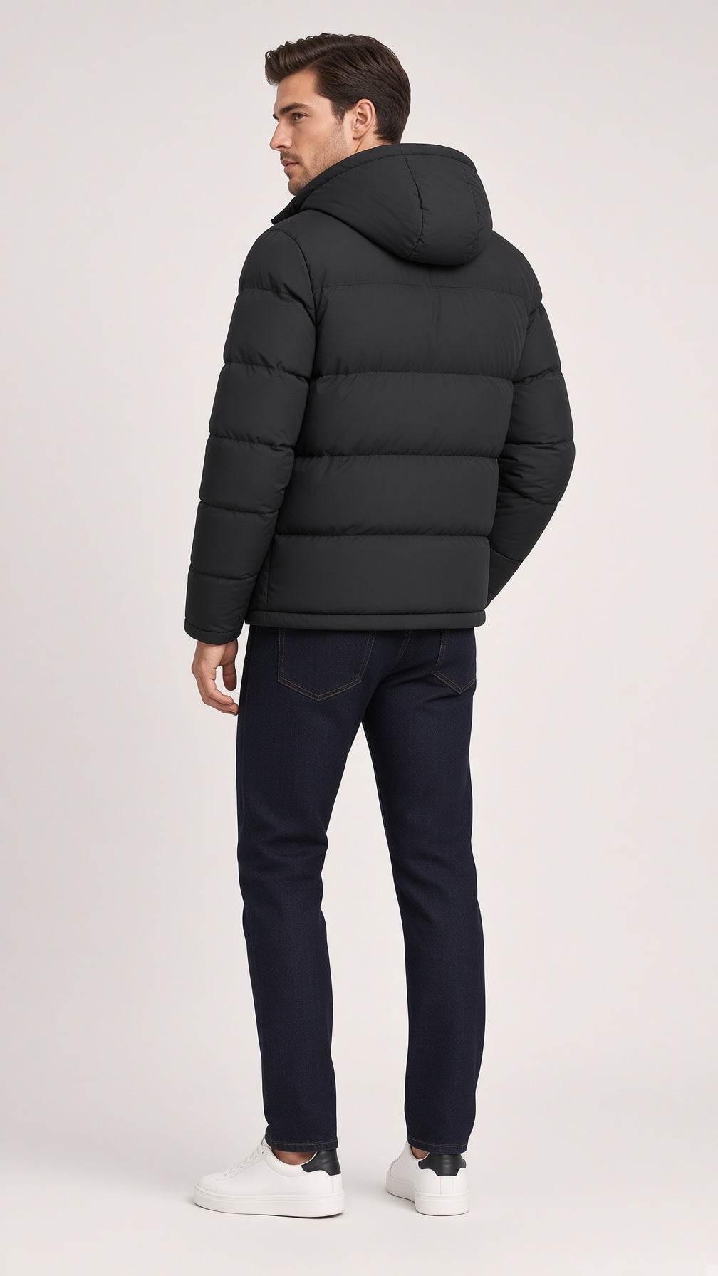 Stylische Winterjacke Damen mit Kapuze und taillierter Passform - 3 - Trendlinie