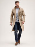 Eleganter Mantel Damen mit klassischem Schnitt und praktischen Taschen - 1 - Trendlinie