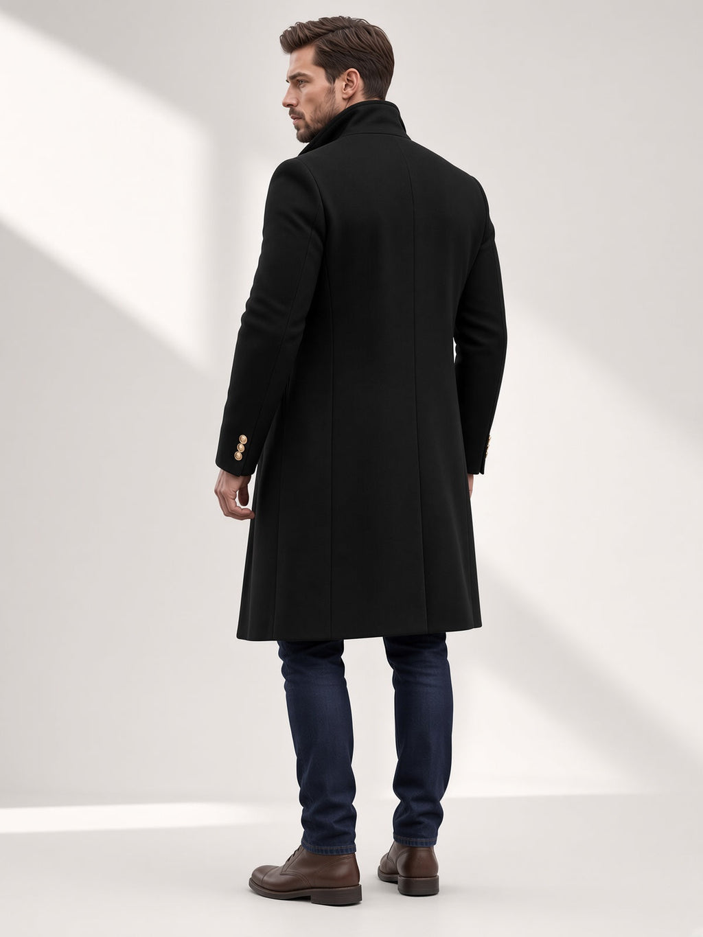 Eleganter Mantel Damen mit klassischem Schnitt und praktischen Taschen - 9 - Trendlinie