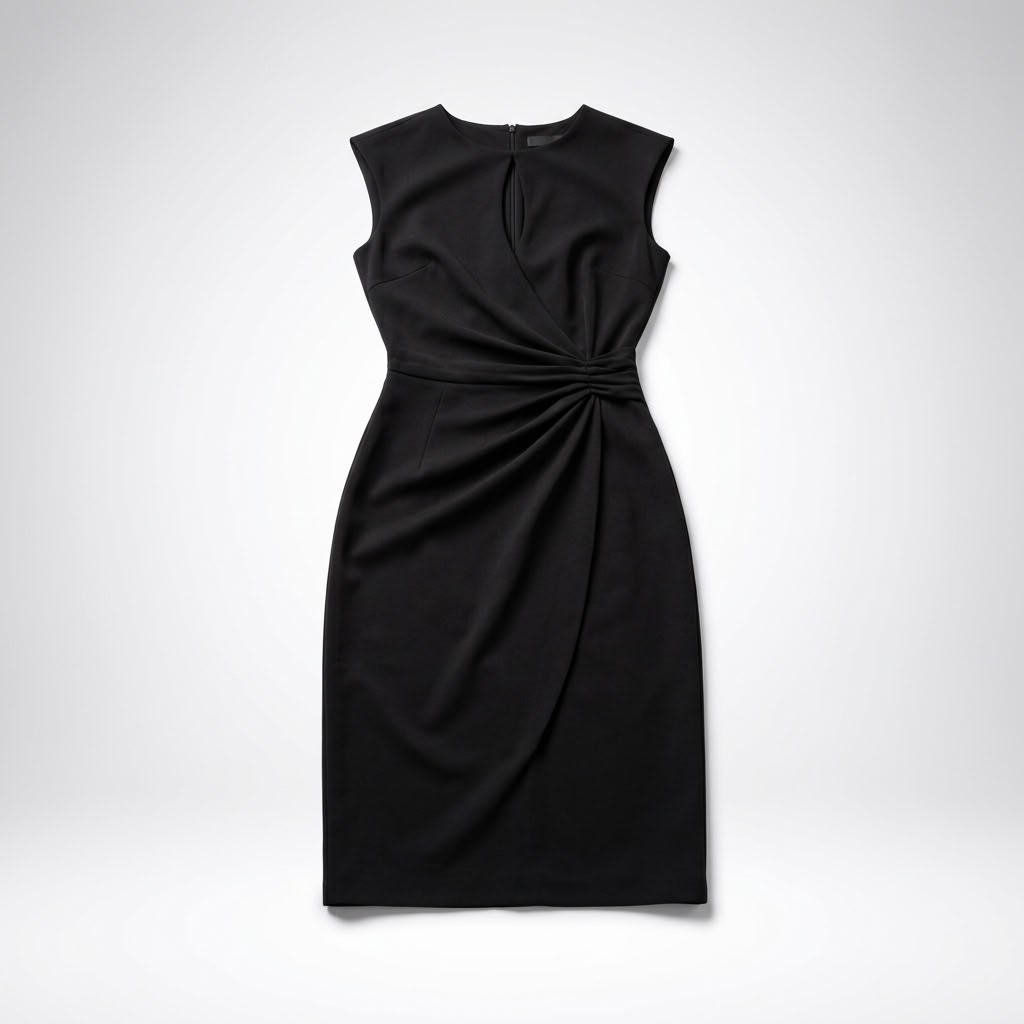 Wickelkleid Damen mit figurbetontem Schnitt und raffiniertem Ausschnitt - 4 - Trendlinie