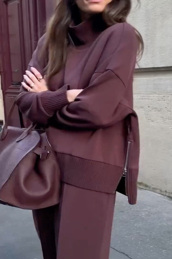 Lässiges Damen Outfit mit weitem Schnitt und trendiger Farbe - 2 - Trendlinie