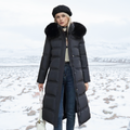 Wintermantel Damen mit Kapuze und langem Schnitt - 1 - Trendlinie