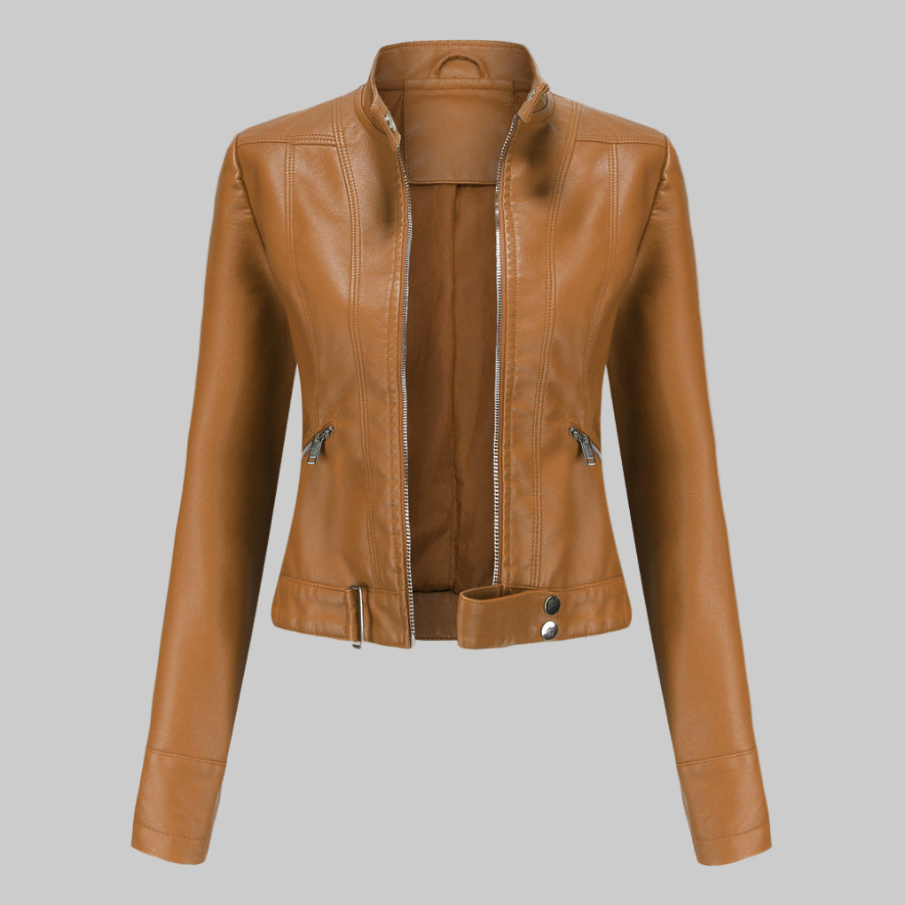 Damenjacke mit Stehkragen und figurbetontem Schnitt - 2 - Trendlinie