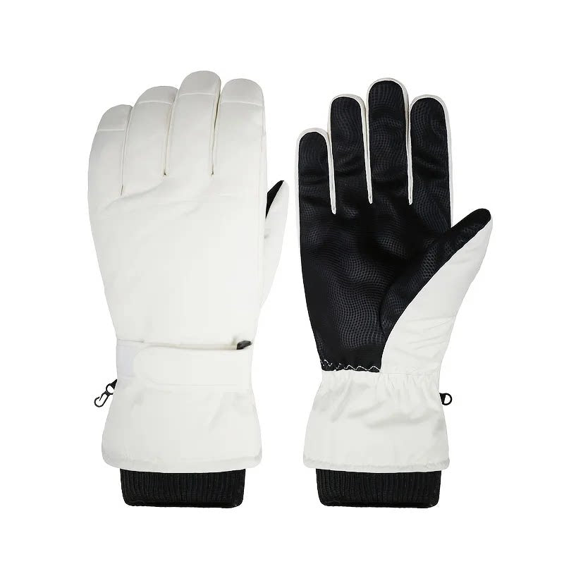 Damen Winterhandschuhe mit elastischem Bündchen und modernem Design - 3 - Trendlinie