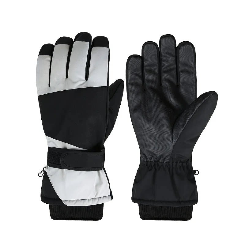 Damen Winterhandschuhe mit elastischem Bündchen und modernem Design - 5 - Trendlinie