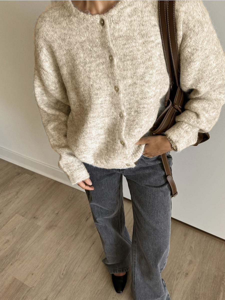 Damen Cardigan mit Knöpfen – Lässiger Schnitt und zeitlose Farben - 4 - Trendlinie
