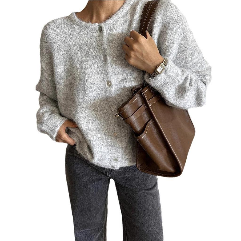 Damen Cardigan mit Knöpfen – Lässiger Schnitt und zeitlose Farben - 5 - Trendlinie