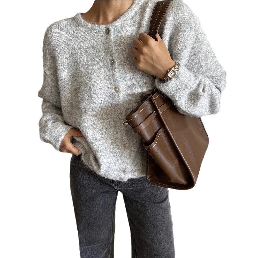 Damen Cardigan mit Knöpfen – Lässiger Schnitt und zeitlose Farben - 5 - Trendlinie