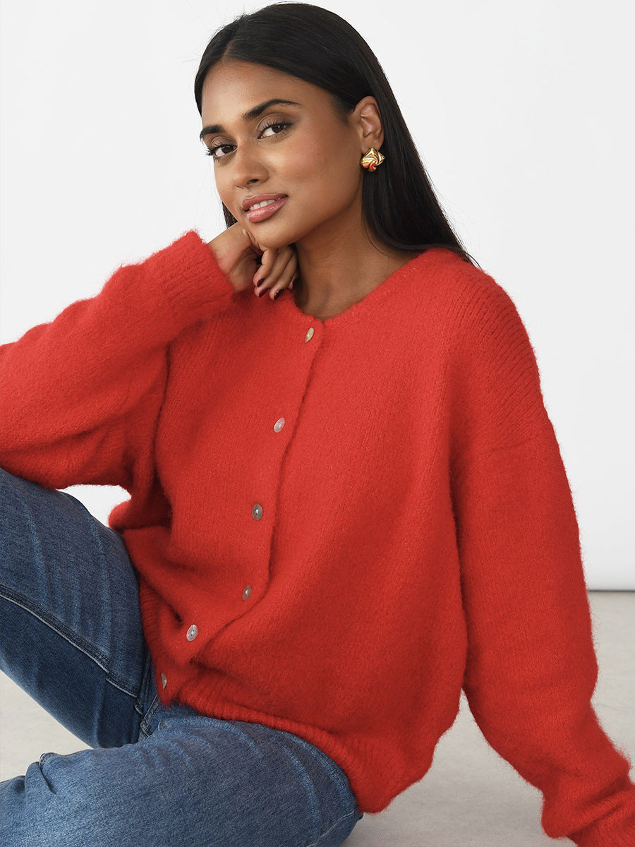 Damen Cardigan mit Knöpfen – Lässiger Schnitt und zeitlose Farben - 9 - Trendlinie